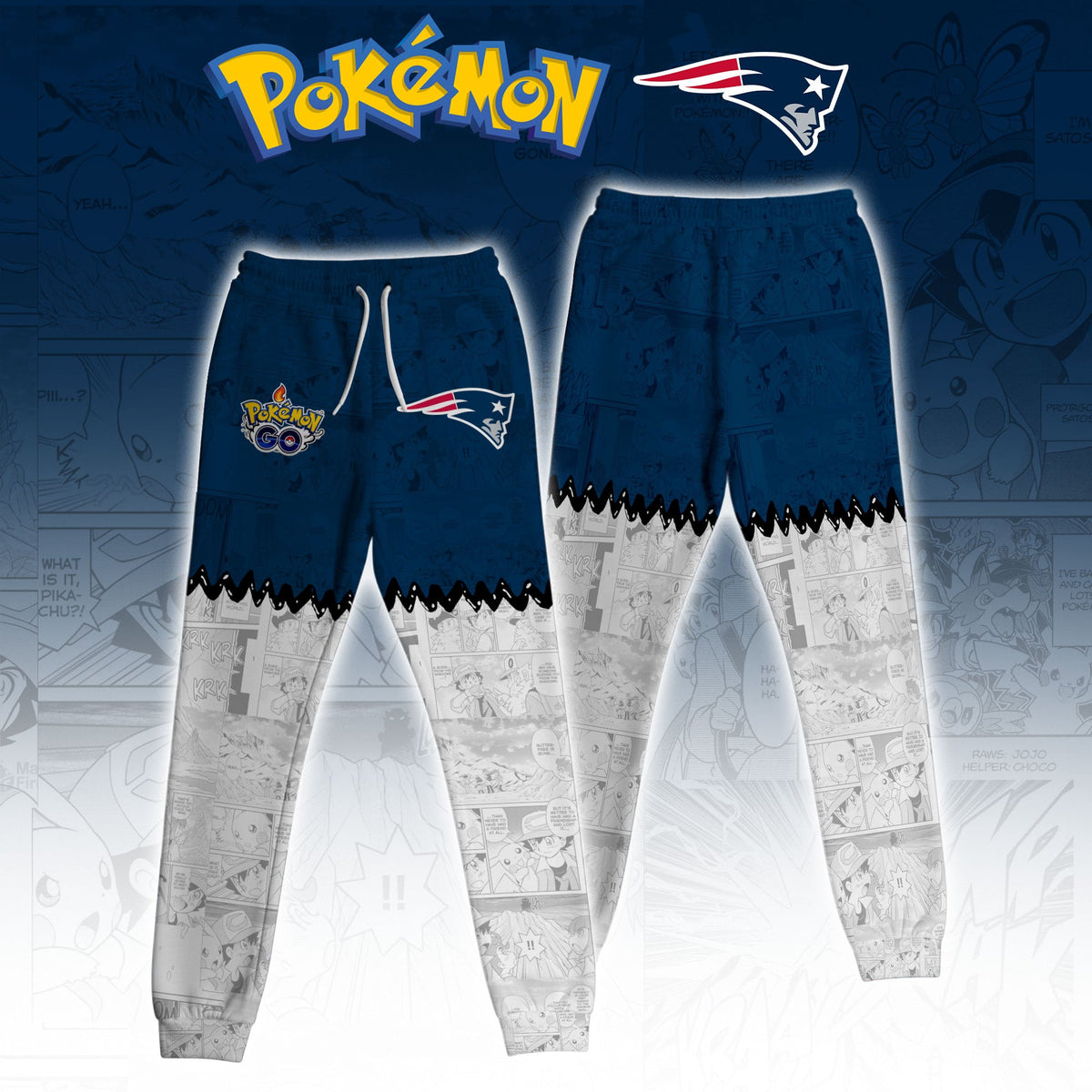 .NE Patriots Special Pokemon Limited Edition Hoodie