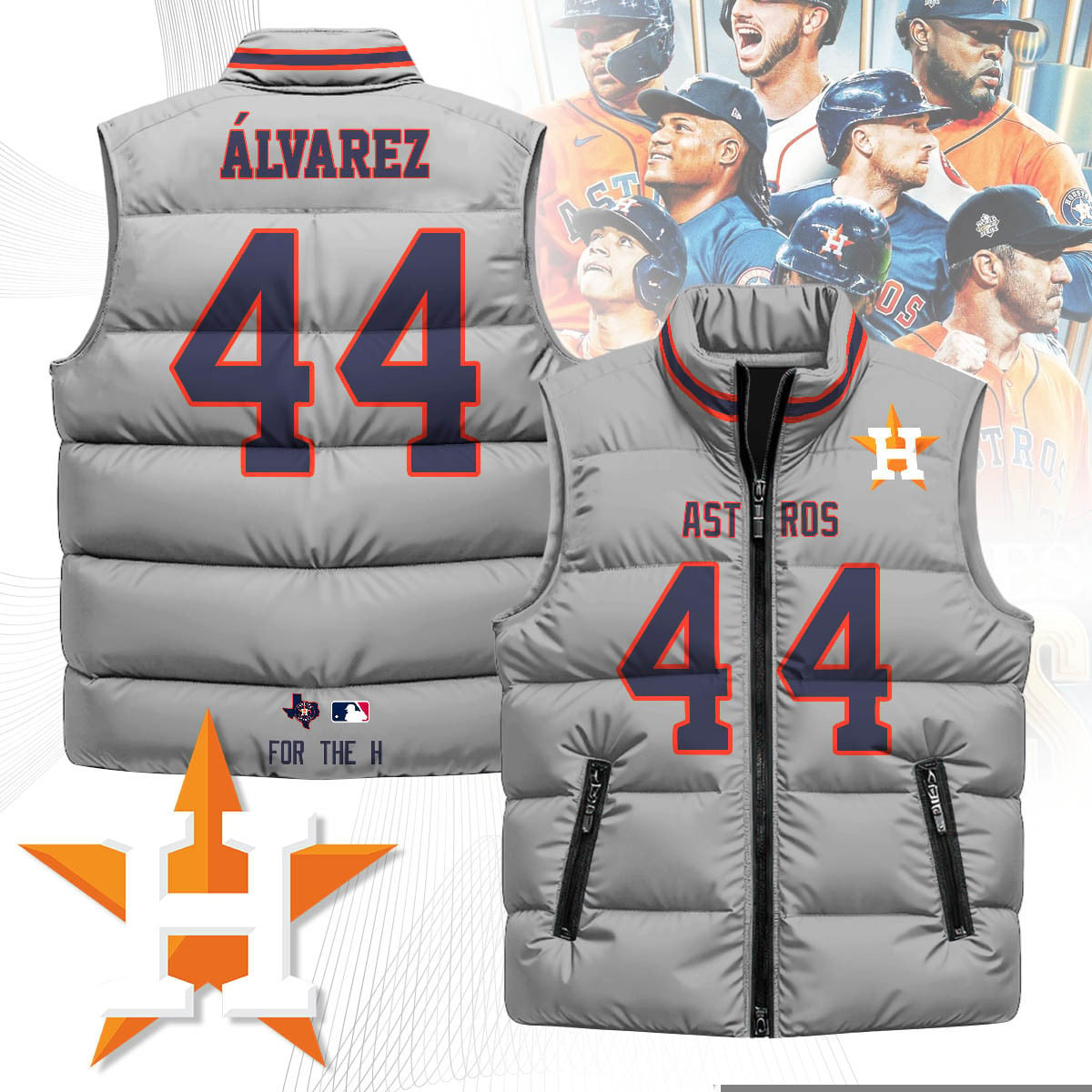 Houston Astros Unisex Puffer Vest