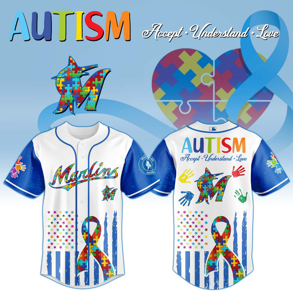 Miami Marlins × Special Autism Awareness Month Limited Edition Jersey