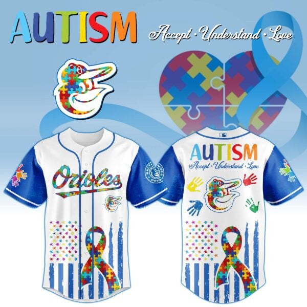 Baltimore Orioles × Special Autism Awareness Month Limited Edition Jersey