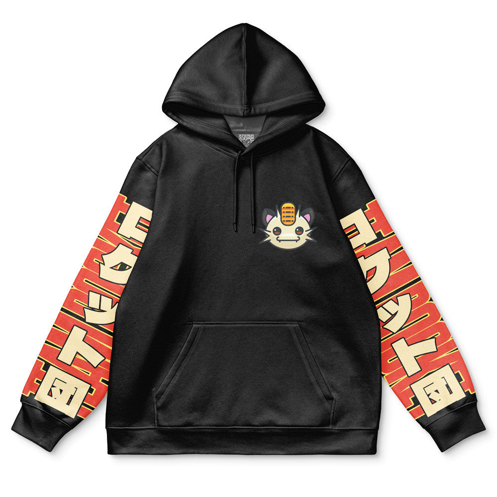 Meowth Pokemon Streetwear Hoodie