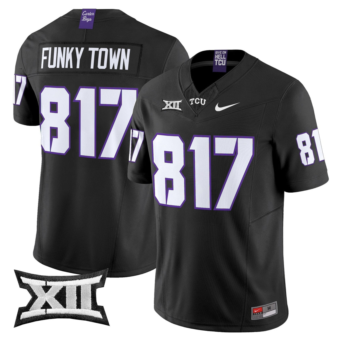 TCU Horned Frogs 2025 Vapor Limited Jersey - All stitched