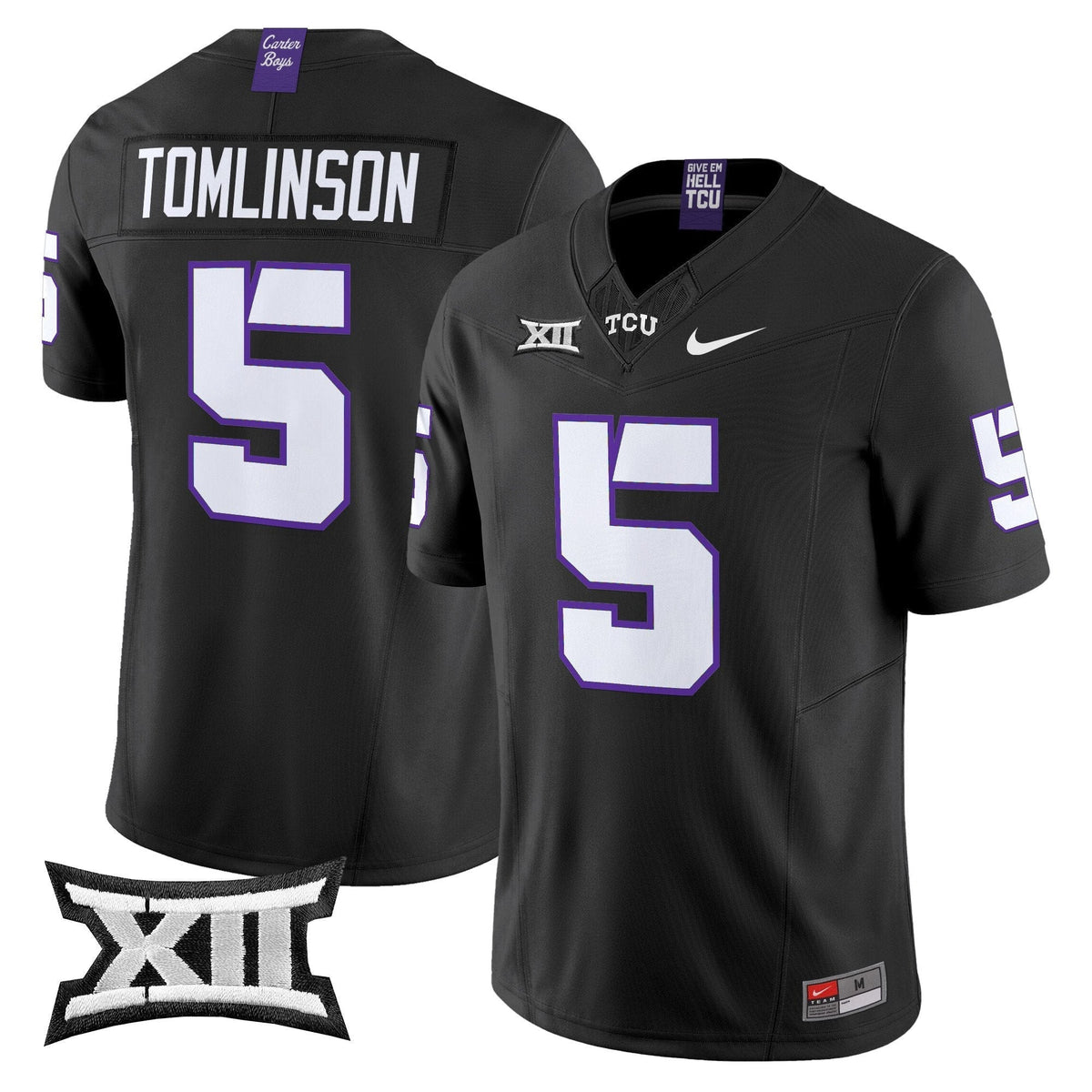 TCU Horned Frogs 2025 Vapor Limited Jersey - All stitched