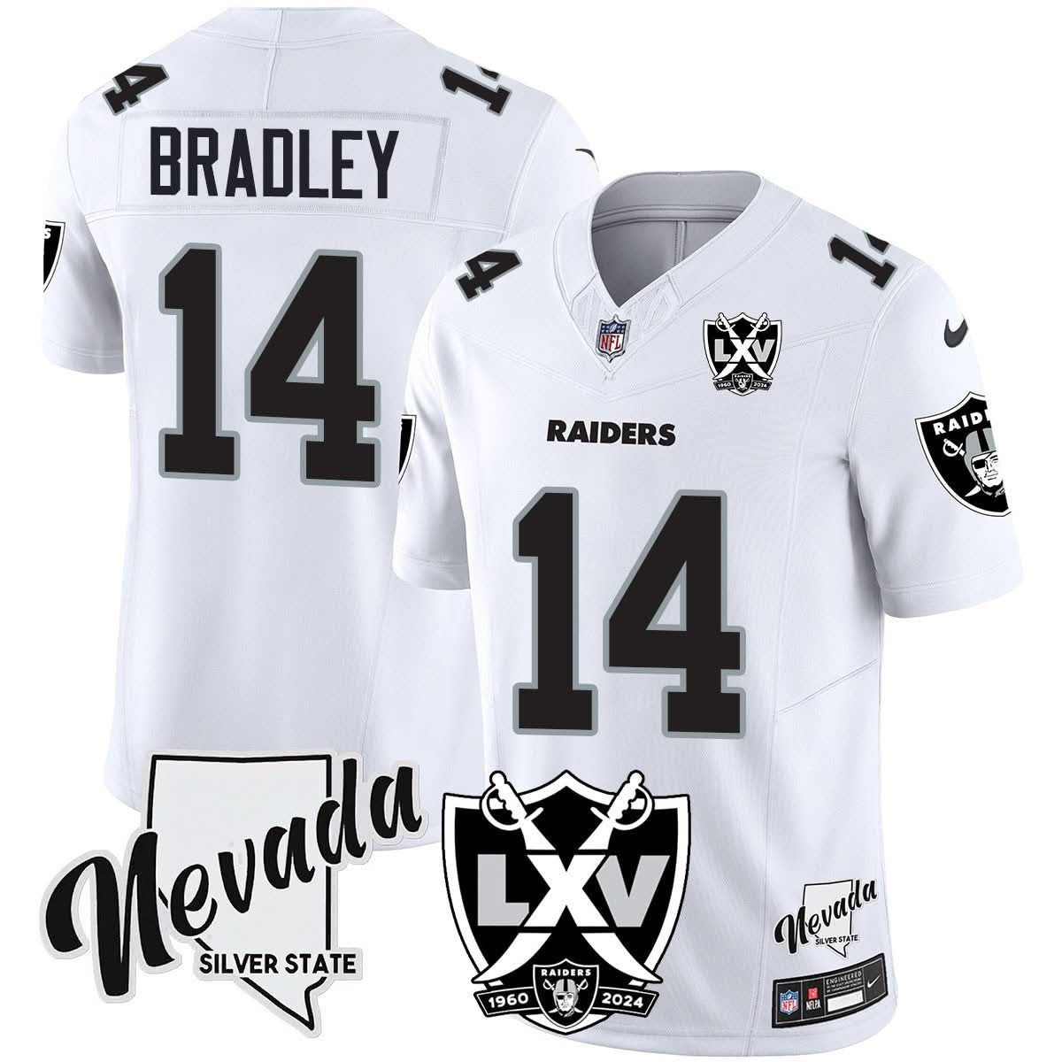 Raiders 2025 Vapor Limited Jersey - 65th Anniversary - All Stitched