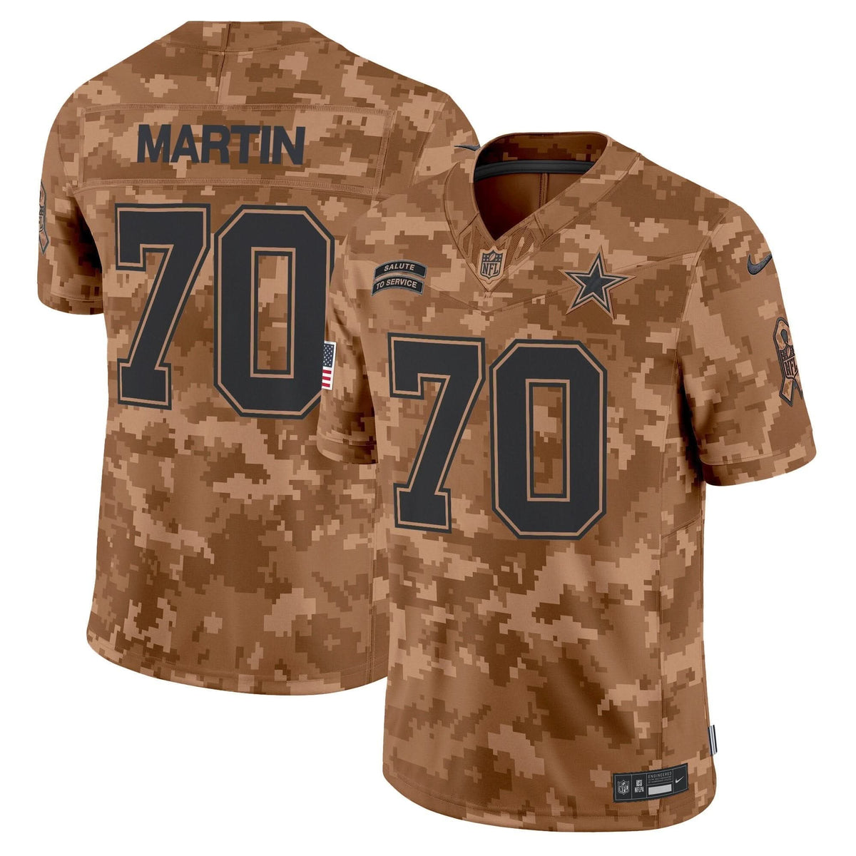 Dallas Cowboys 2024 Salute to Service Vapor Limited Jersey - All stitched