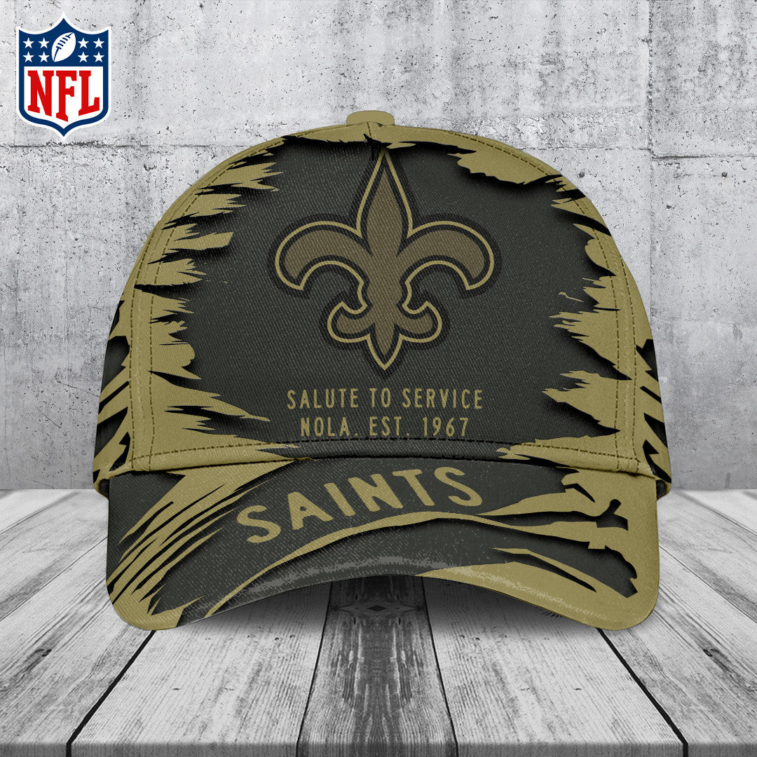 New Orleans Saints 2025 Salute to Service Classic Cap