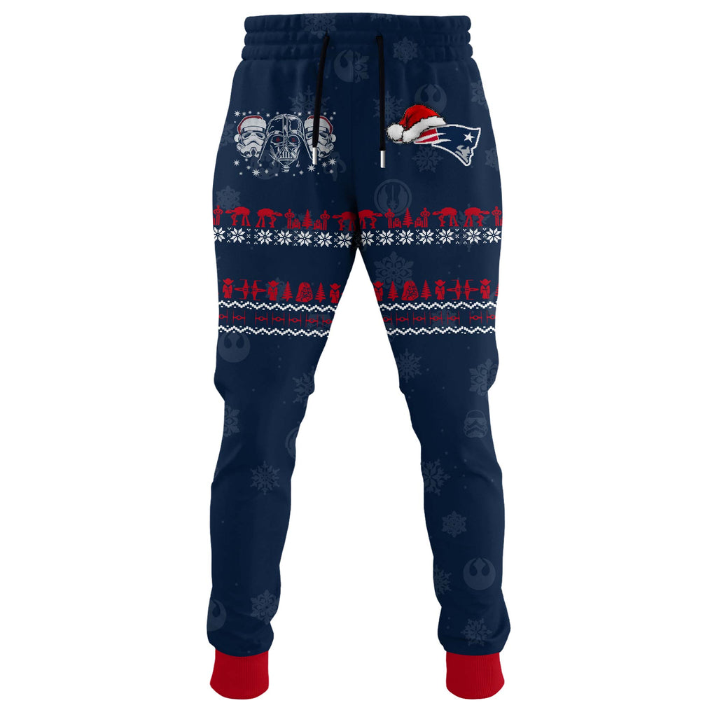 Unisex Patriots Merry Christmas The Force Edition Hoodie