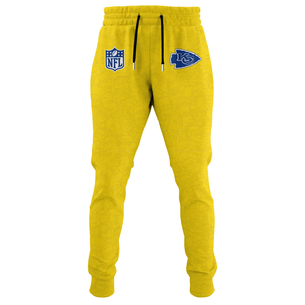 Chiefs x The Simpsons Crossover Hoodie