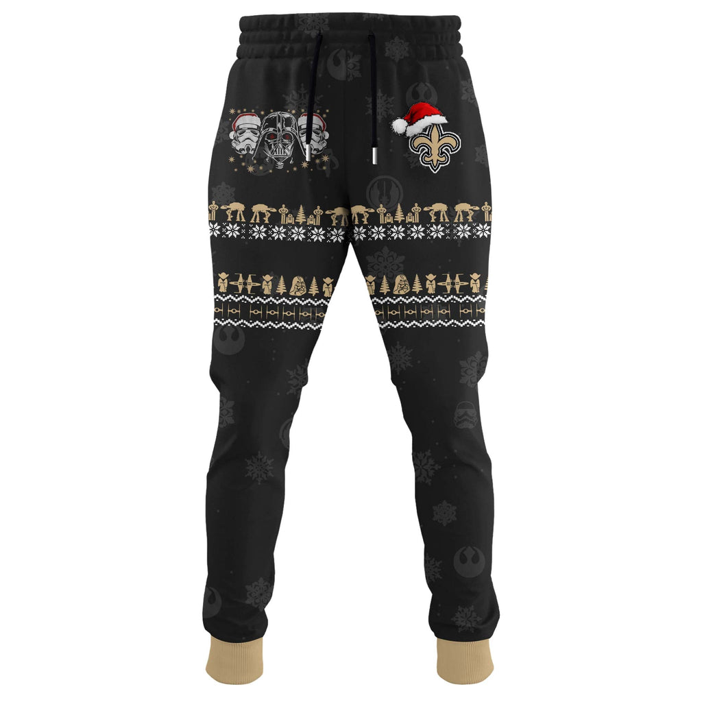 Unisex Saints Merry Christmas The Force Edition Hoodie