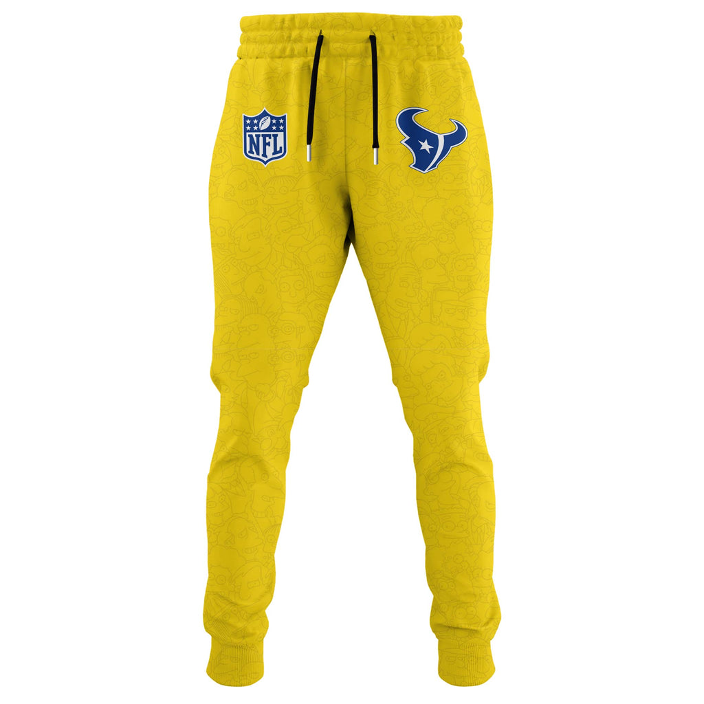 Texans x The Simpsons Crossover Hoodie