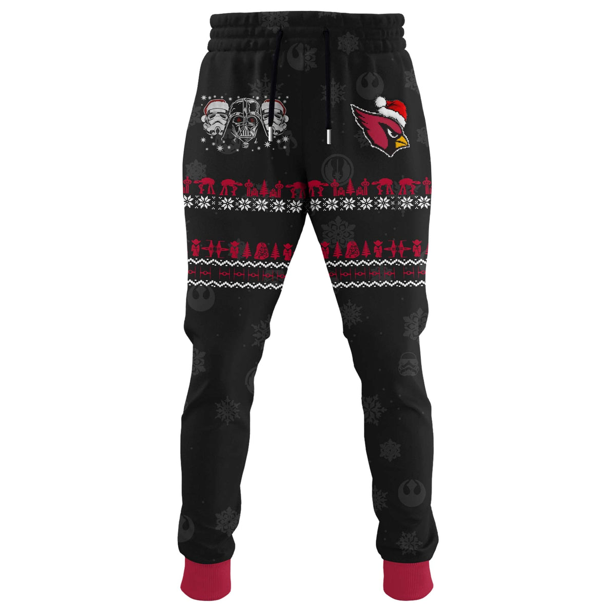 Unisex Cardinals Merry Christmas The Force Edition Hoodie