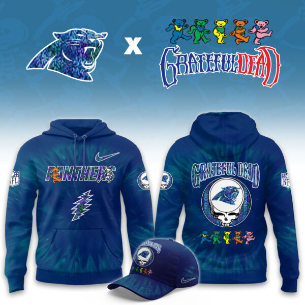 _Carolina Panthers  Grateful Dead Limited Hoodie