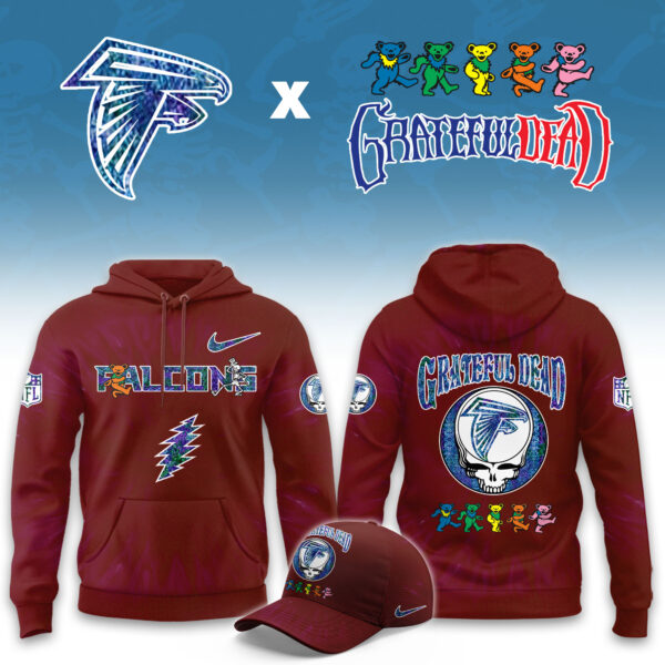 _Atlanta Falcons Grateful Dead Limited Hoodie