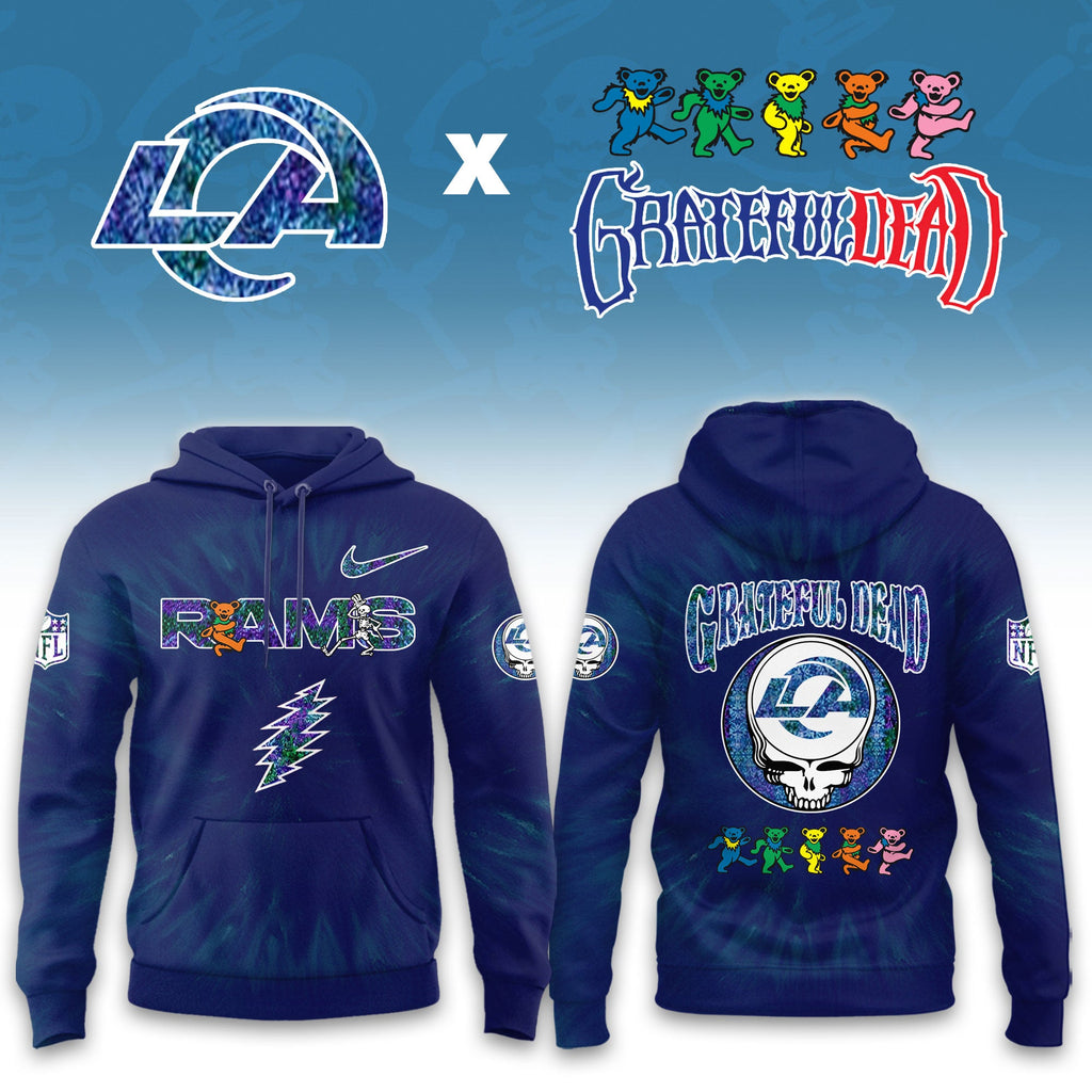 _Los Angeles Rams Grateful Dead Limited Hoodie