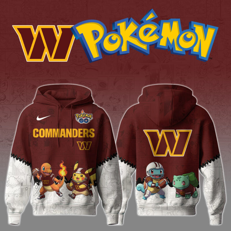 .WAS Commanders Special Pokemon Limited Edition Hoodie