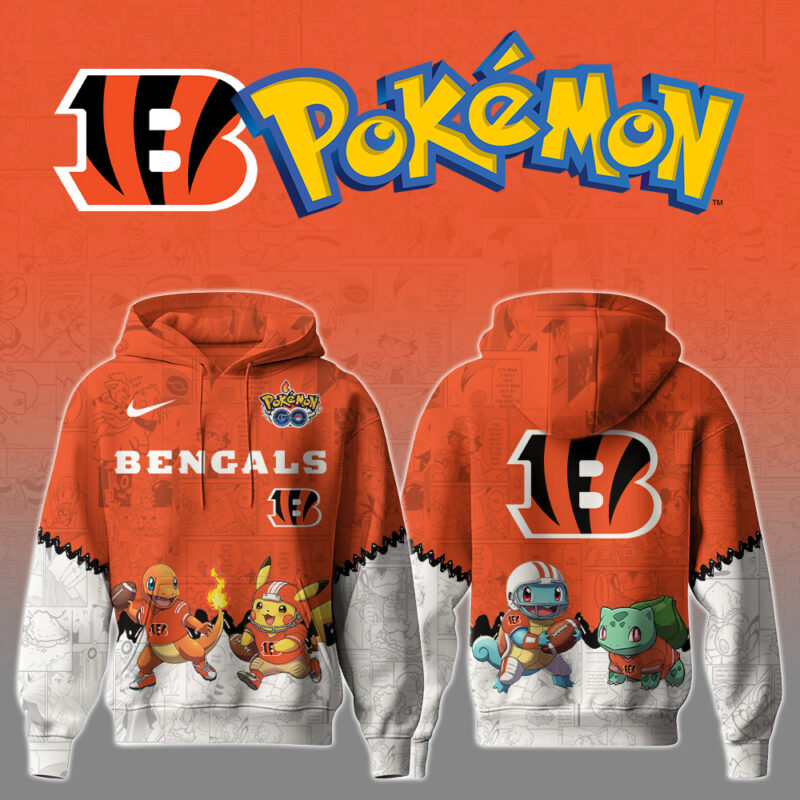 CIN Bengals Special Pokemon Limited Edition Hoodie