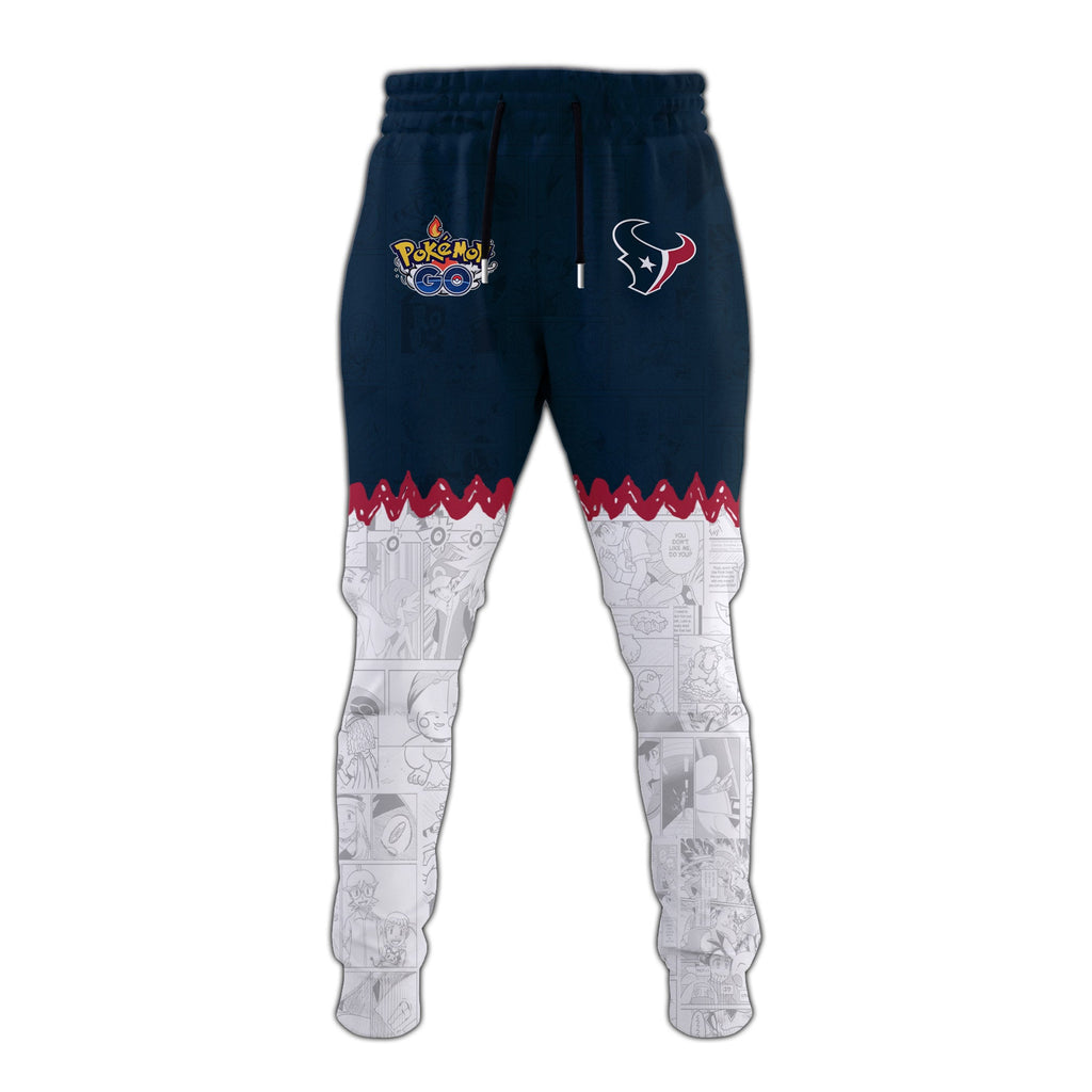 .HOU Texans Special Pokemon Limited Edition Hoodie