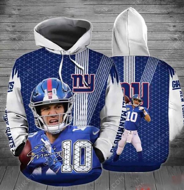 3D Hoodie Nfl New York Giants NY