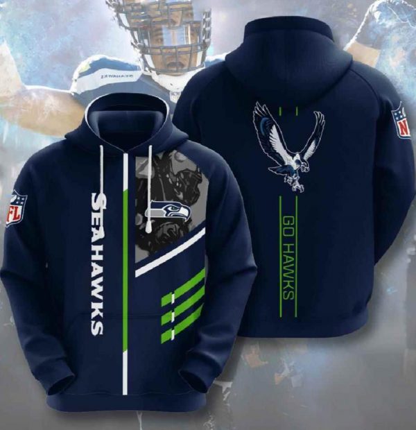 Team Nfl Seattle Seahawks 3d Hoodies