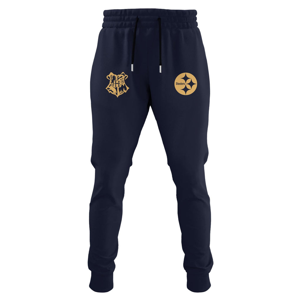 Unisex PIT Steelers x Hogwarts Enchanted Crossover Hoodie