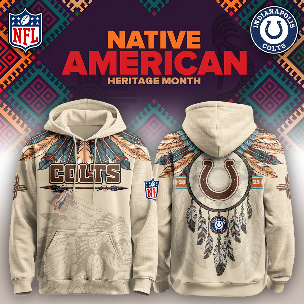 IND Colts-Native American Heritage Month Limited Editions Hoodie