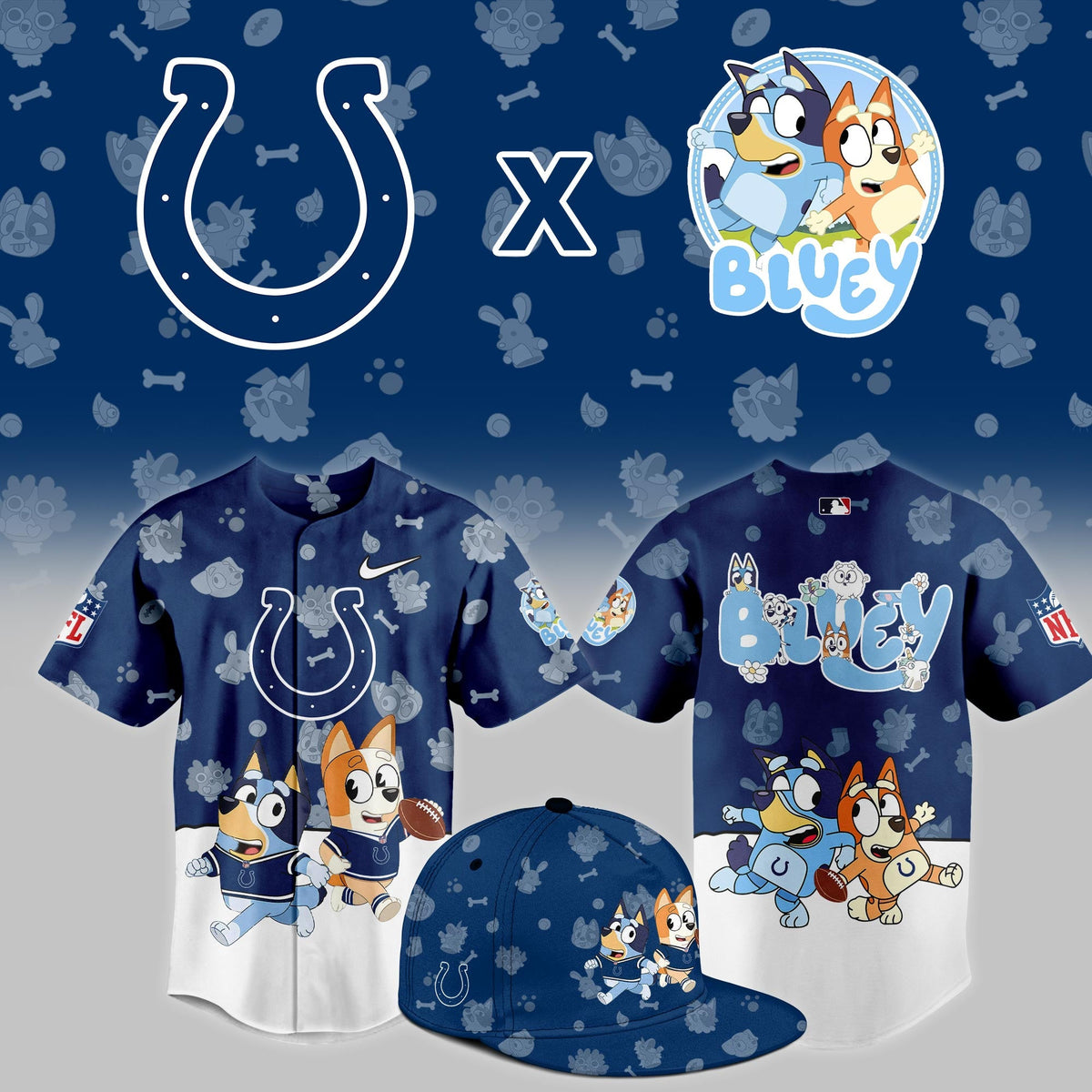 I.Colts x Bluey Night Limited Jersey