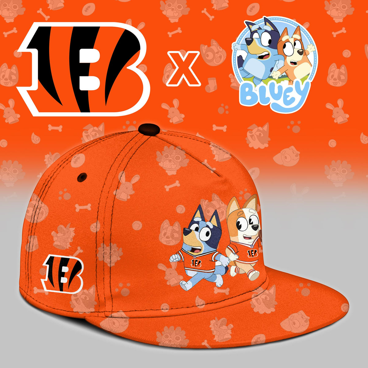 C.Bengals x Bluey Night Limited Jersey