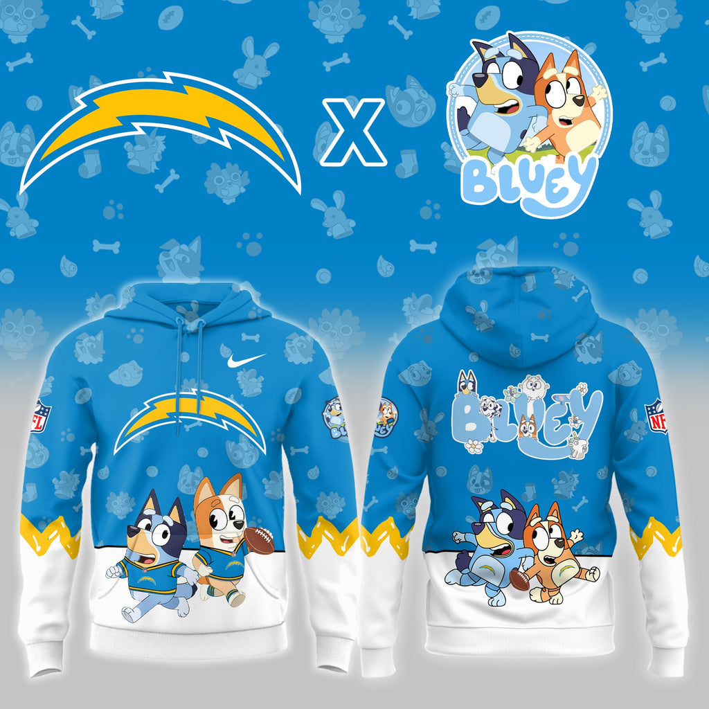LA.Chargers x Bluey Night Limited Hoodie