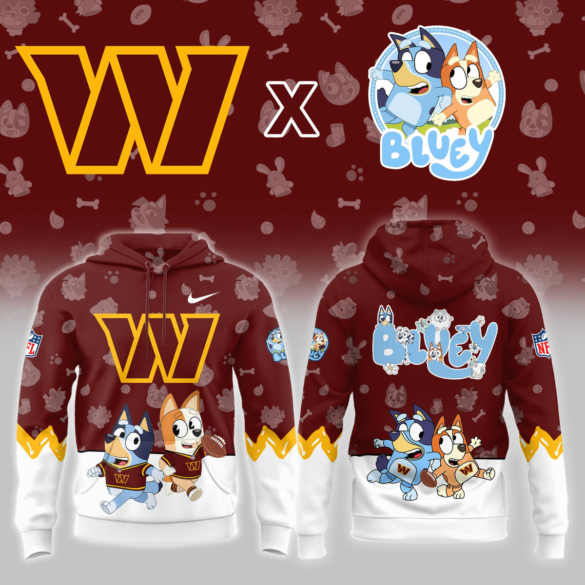 W.Commanders x Bluey Limited Hoodie