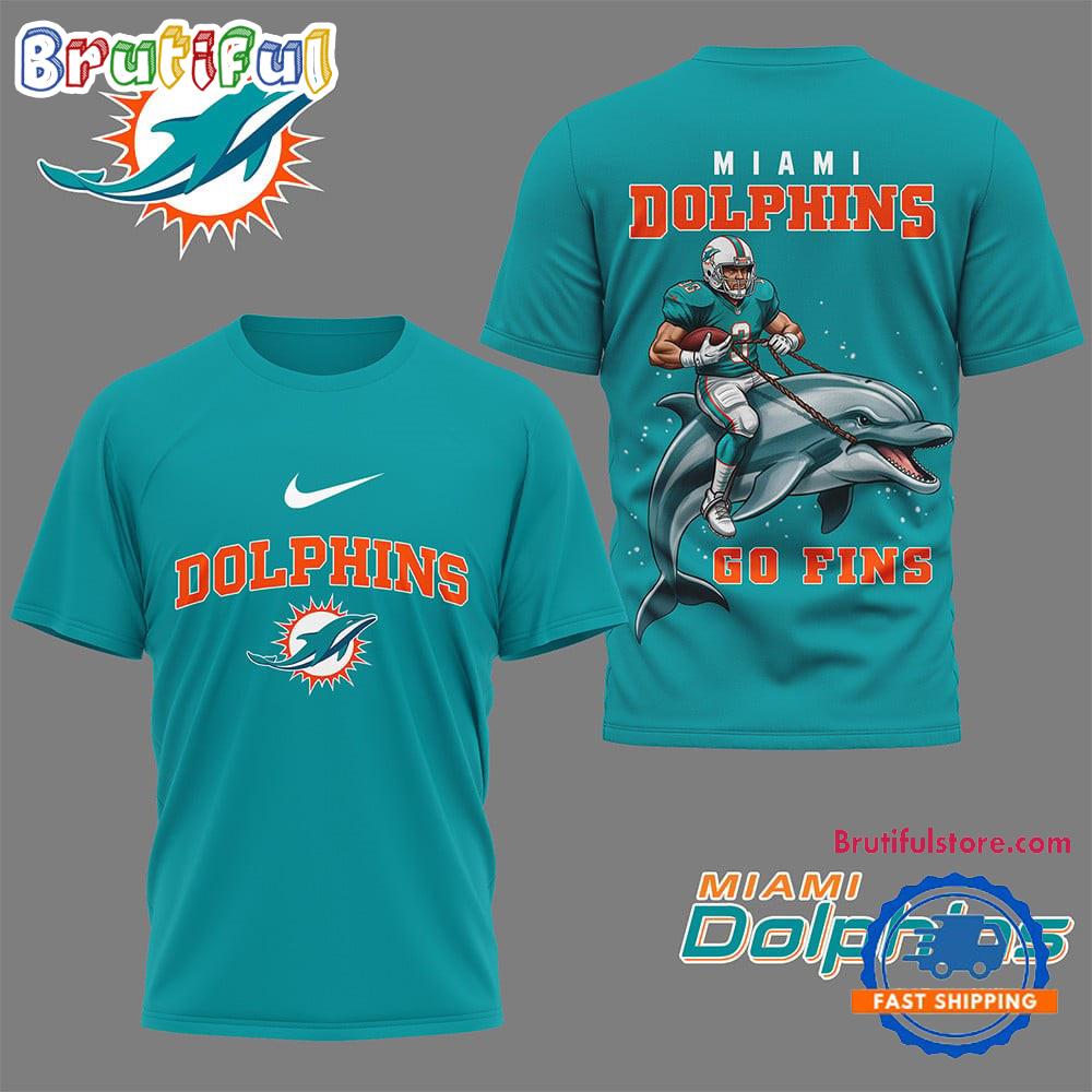 Miami Dolphins 2025 NFL Nation Gear All Over Print Shirt